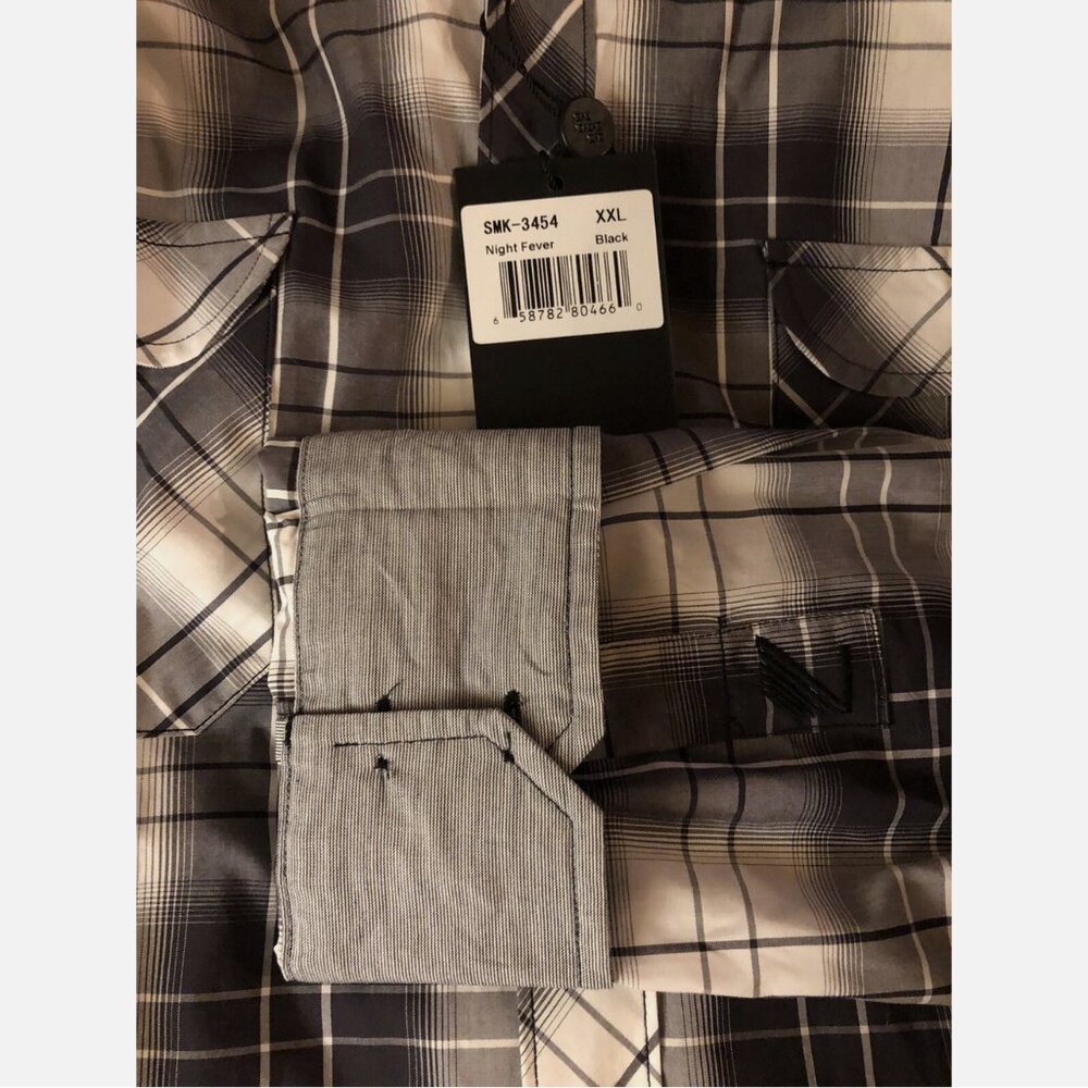 7 Diamonds Night Fever Long Sleeve Causal Shirt - Picture 3 of 4